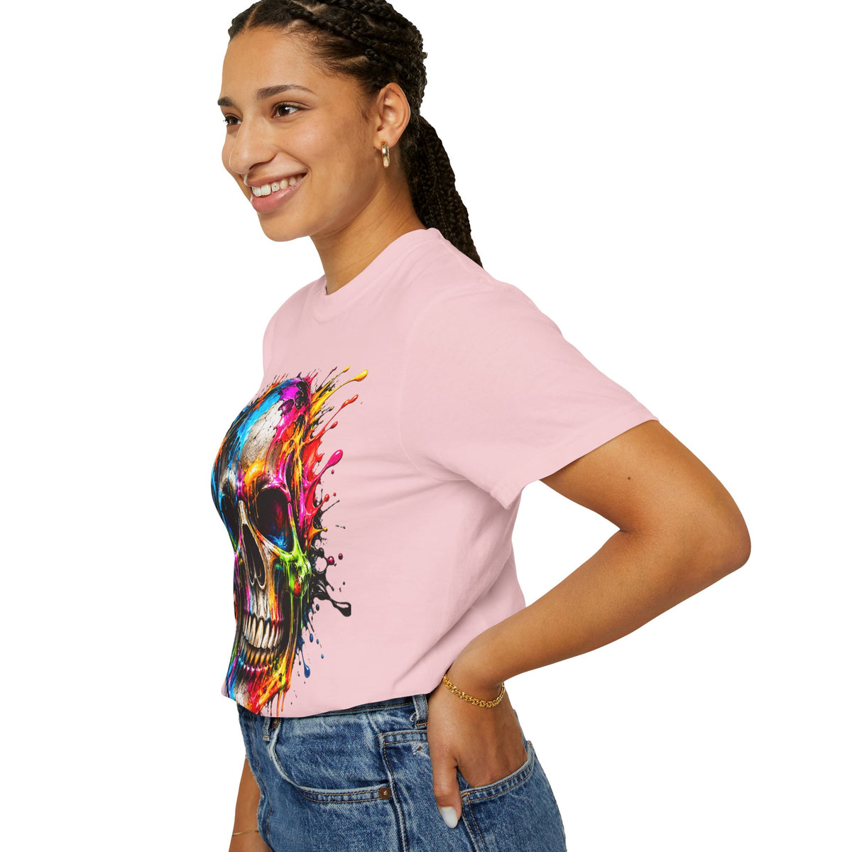 Color Splash Skull T-Shirt