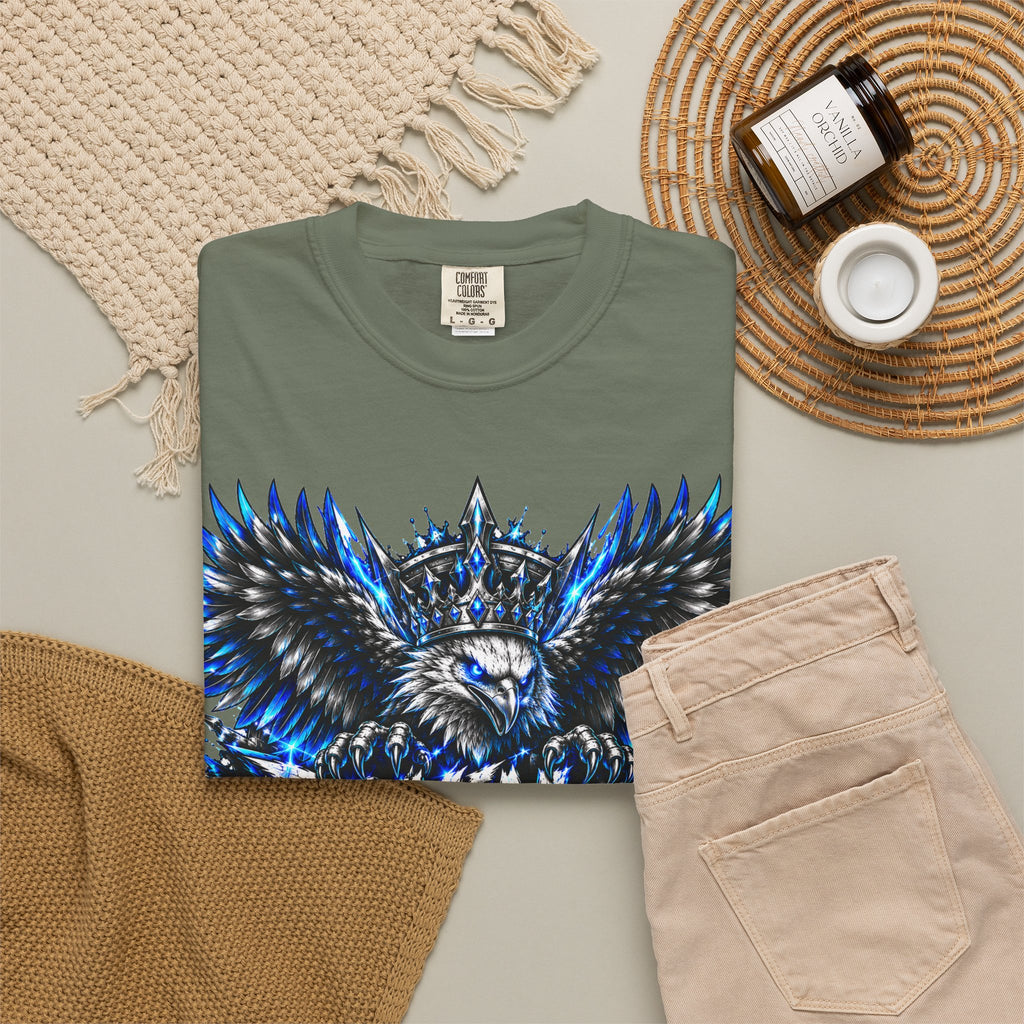 Dominate Eagle Graphic T-Shirt — Bold Crowned Eagle Design