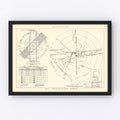 Vintage Map of the Yuma County Municipal Airport Vicinity, 1951