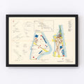 Vintage Map of Patrick Air Force Base, 1952