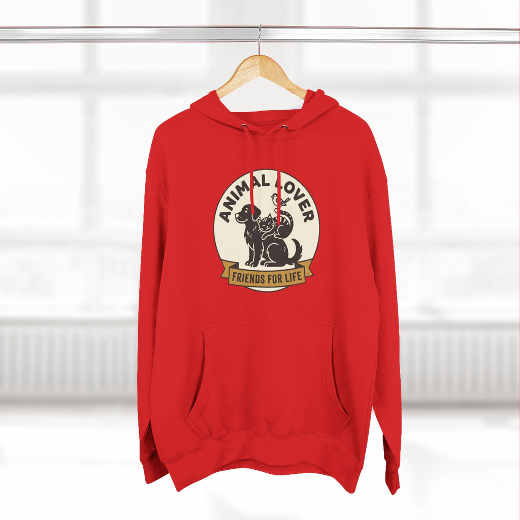 Animal Lover Hoodie – Friends For Life Graphic Pullover