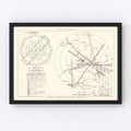 Vintage Map of the Luke Air Force Base Vicinity, 1951
