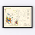 Vintage Map of Parks Air Force Base, 1951