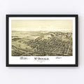 Vintage Map of McDonald, Pennsylvania 1897