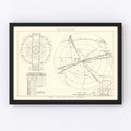 Vintage Map of Webb Air Force Base, 1951
