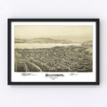 Vintage Map of Millersburg, Pennsylvania 1894