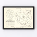 Vintage Map of the Gray Air Force Base Vicinity, 1951