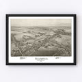 Vintage Map of Millersville, Pennsylvania 1894