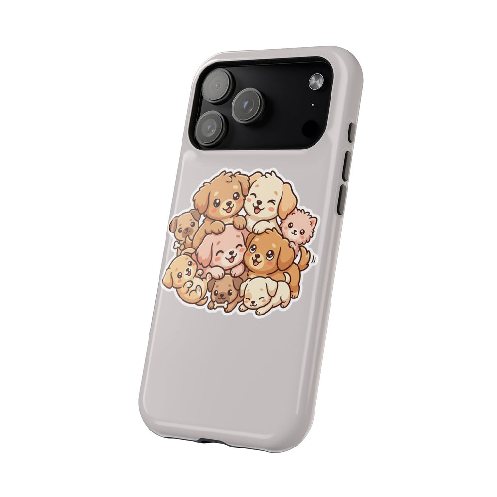 Cute Puppy Pile Magnetic Impact-Resistant Phone Case