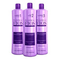 PLASTICA DOS FIOS BRAZILIAN KERATIN 3 STEPS TREATMENT KIT 1000ml (34oz)