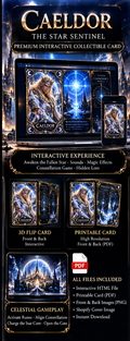Caeldor 002 – The Star Sentinel | Premium Interactive Fantasy Collector Card