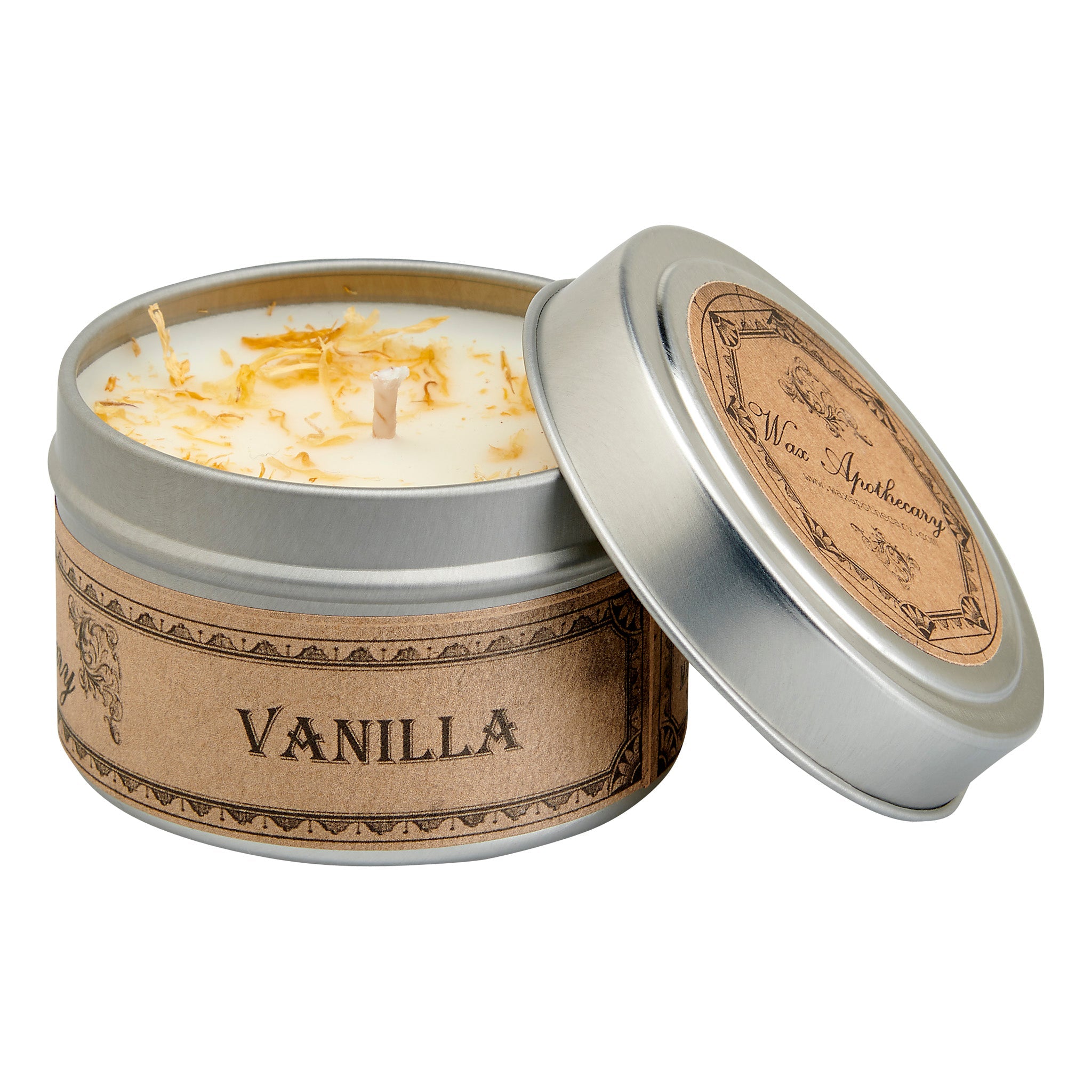 Vanilla Botanical Candle Travel Tin