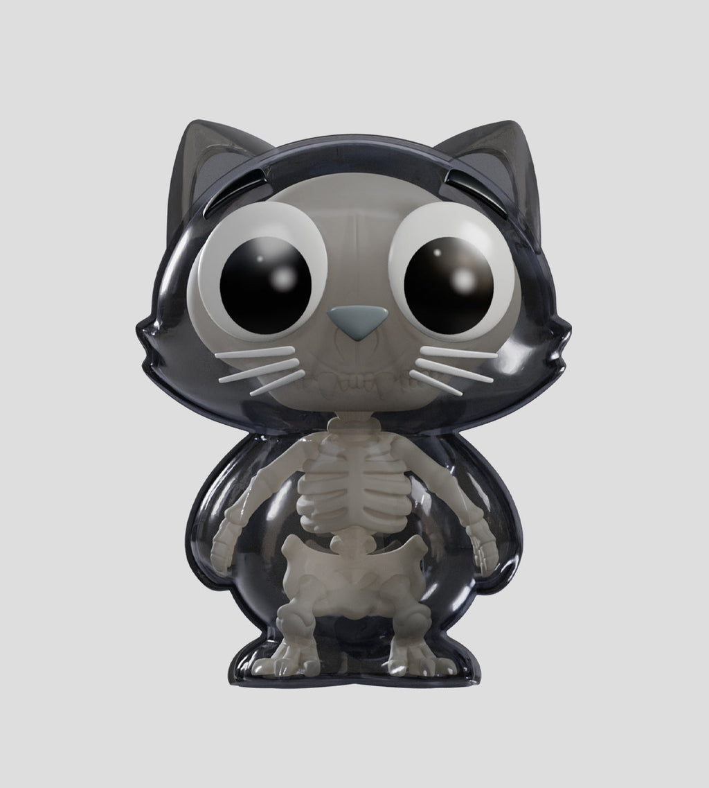 Catscans Bare Bones Blind Box - Charlie the Cat X-Ray Series by Kaleidos Creative