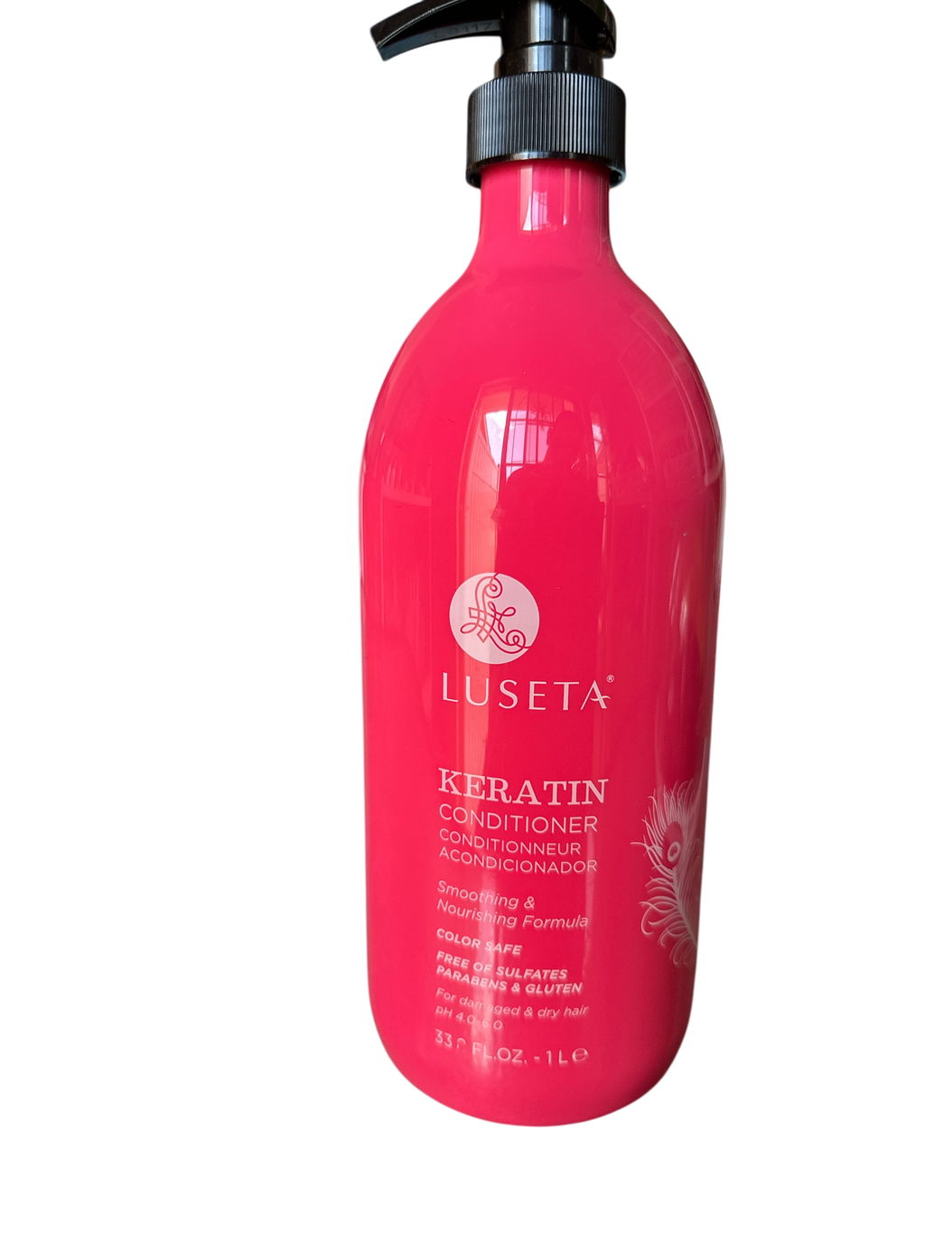 Luseta Keratin Conditioner Smoothing & Nourishing Formula Colour Safe 33.8fl.oz 1000ml