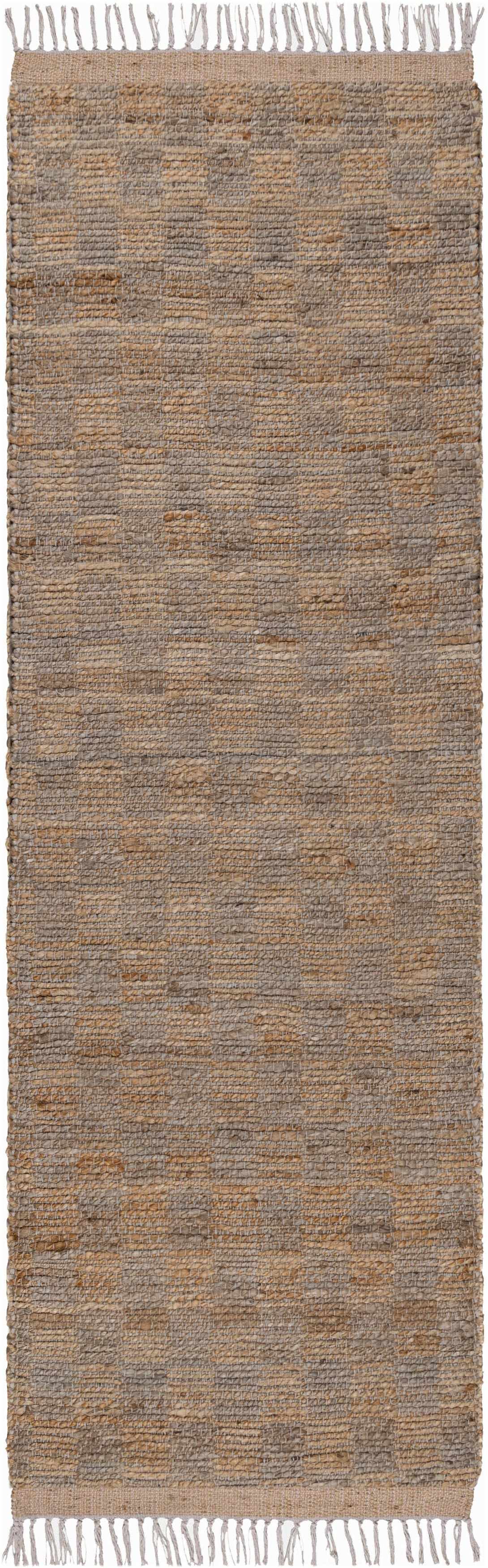 Lonut Checkered Jute Area Rug - Promo - Clearance
