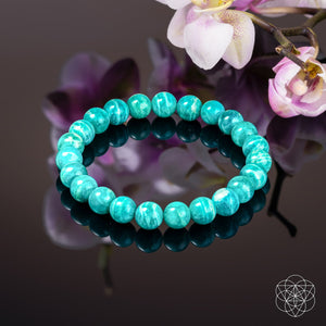 Empire of Her Own – Premium Blue Amazonite Bracelet