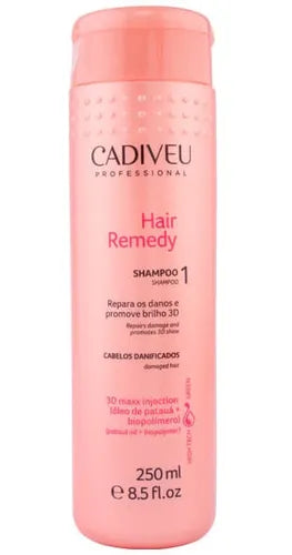 Cadiveu Professional Hair Remedy Shampoo for Damaged Hair Repair 8.5fl oz 250ml