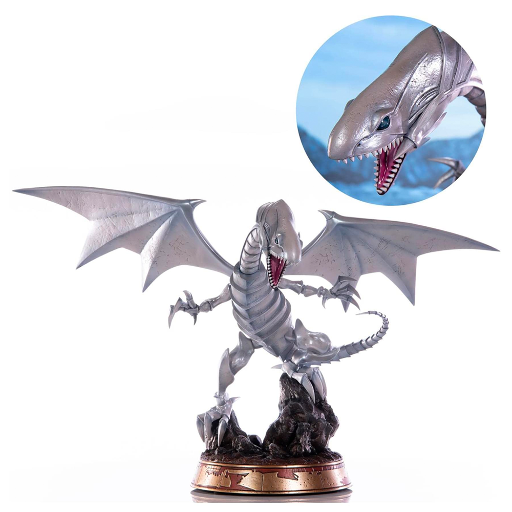 First 4 Figures Yu-Gi-Oh! Blue Eyes White Dragon Statue - White Variant Limited Edition
