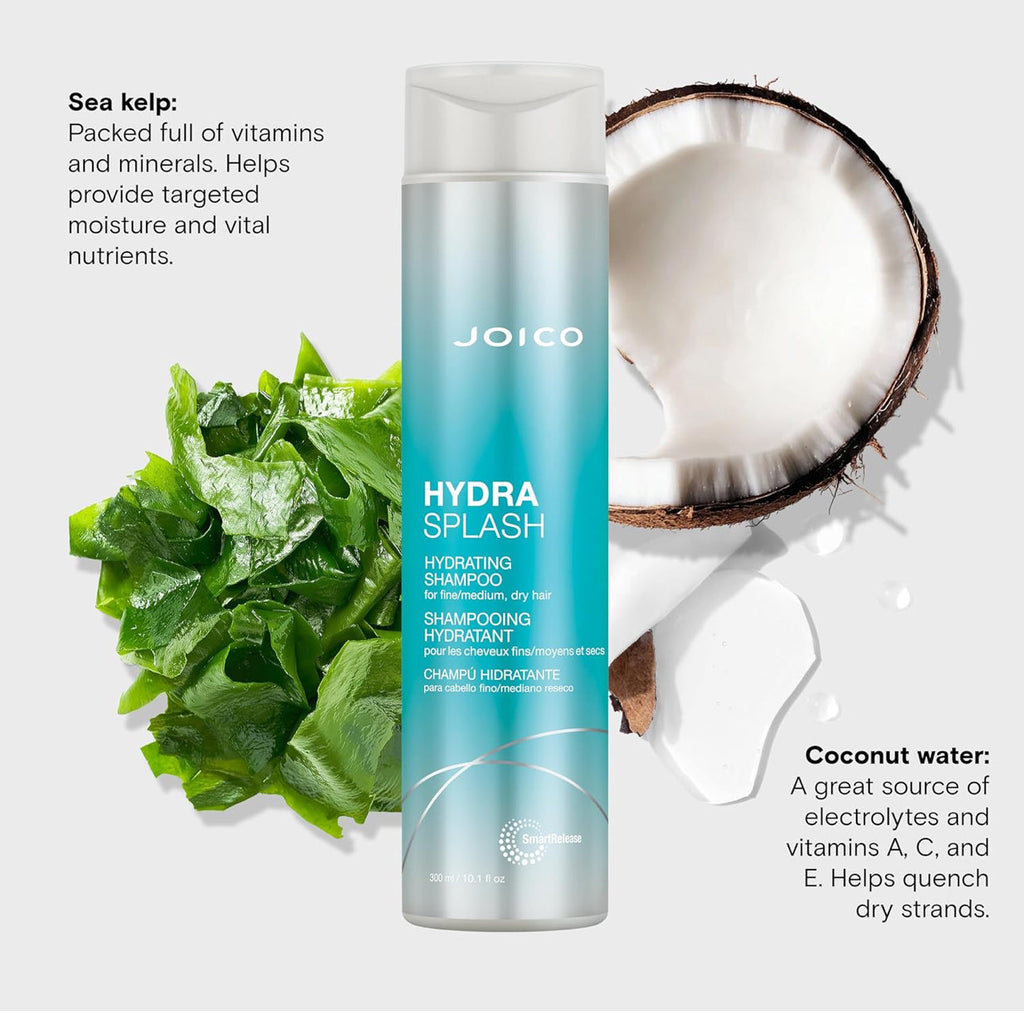 Joico Hydra Splash Hydrating Shampoo For Fine And Medium Dry Hair 10.1fl.oz 300ml