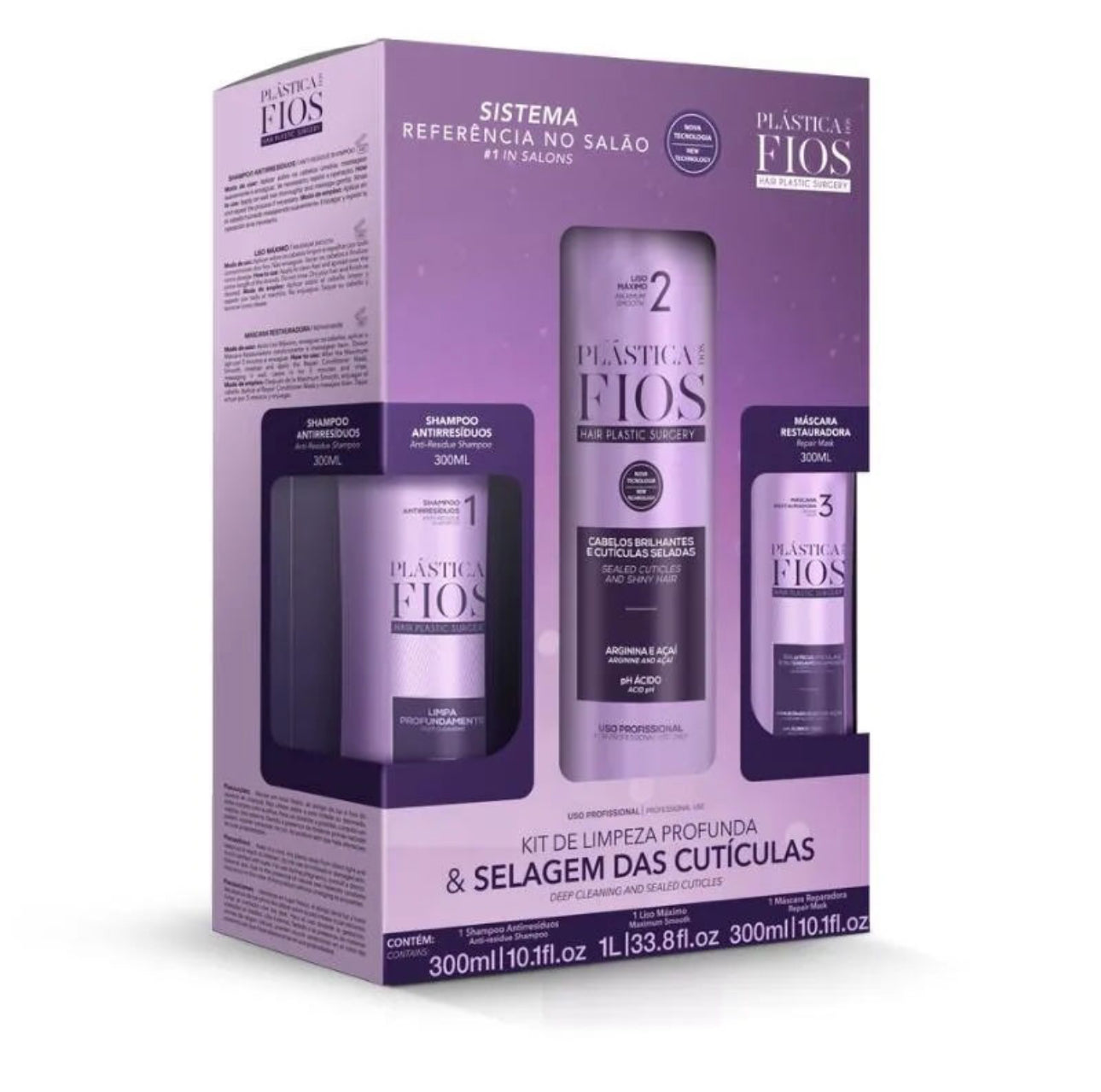 Cadiveu Plastica dos Fios Hair Plastic Surgery Kit