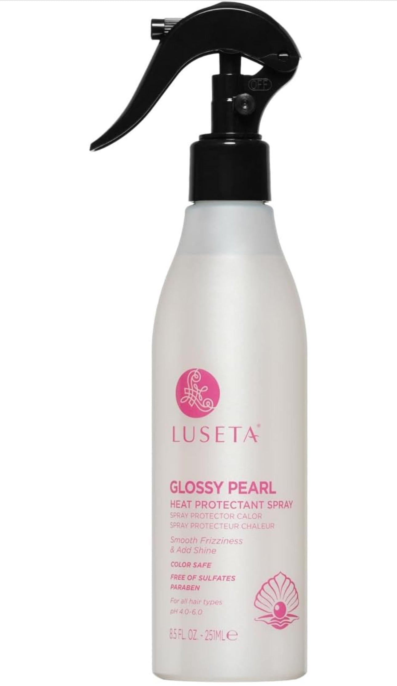 Luseta Gossy Pearl Heat Protectant Spray For Damaged & Dry Hair 8.5fl.oz 251ml