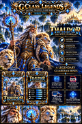 G Class Legends | Thaldor The Wild Guardian | Legendary Interactive Digital Trading Card | Series Two 010