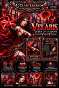 G Class Legends | Velaris Queen of Shadows | Legendary Interactive Digital Trading Card | Series Two 002