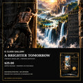 A Brighter Tomorrow | Inspirational Cinematic Digital Art + Museum Certificate | G Class Gallery