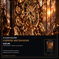 Copper Mechanism | Steampunk Mechanical Watch Digital Art + Premium Certificate | G Class Gallery