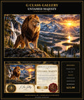 Untamed Majesty | Premium Lion Digital Art + Certificate | G Class Gallery