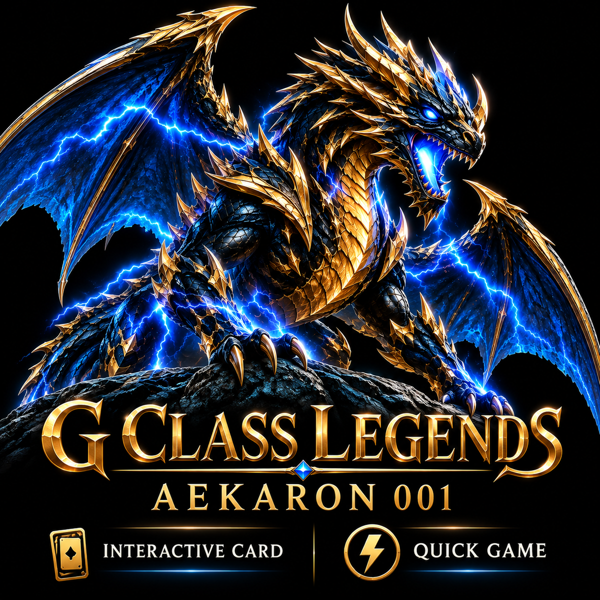 G Class Legends — Aekaron 001 | Legendary Interactive Card & Quick Battle Game