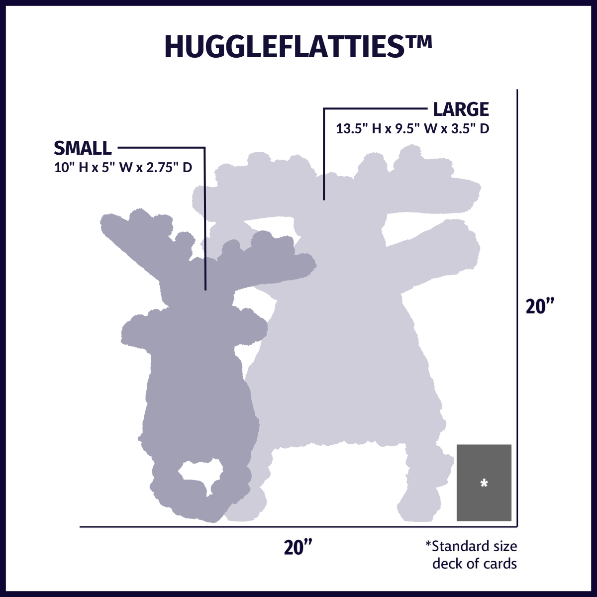Reggie Raccoon HuggleFlatties™ Durable Plush Dog Toy