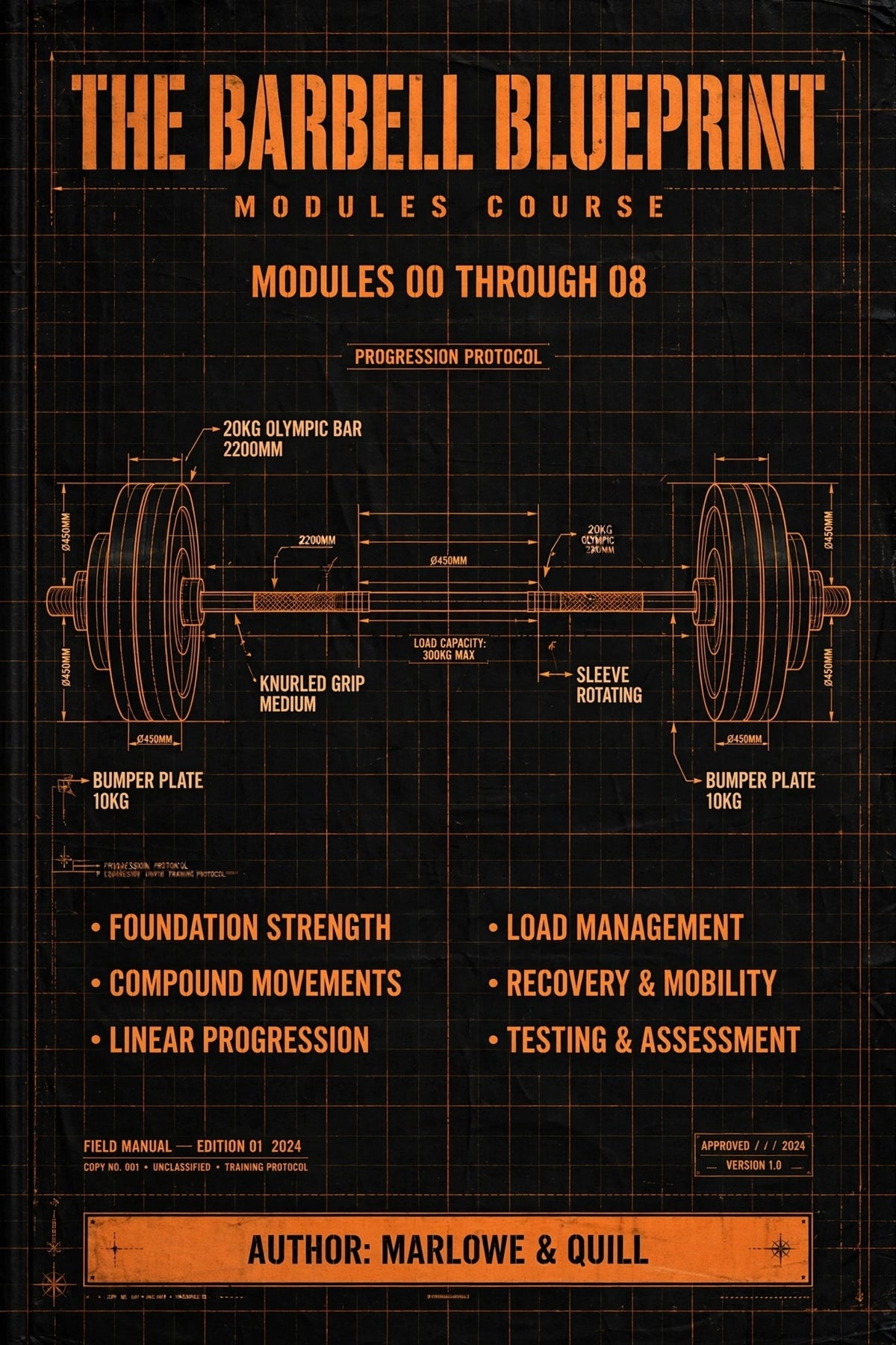 THE BARBELL BLUEPRINT & Bonus TRAINING LOG