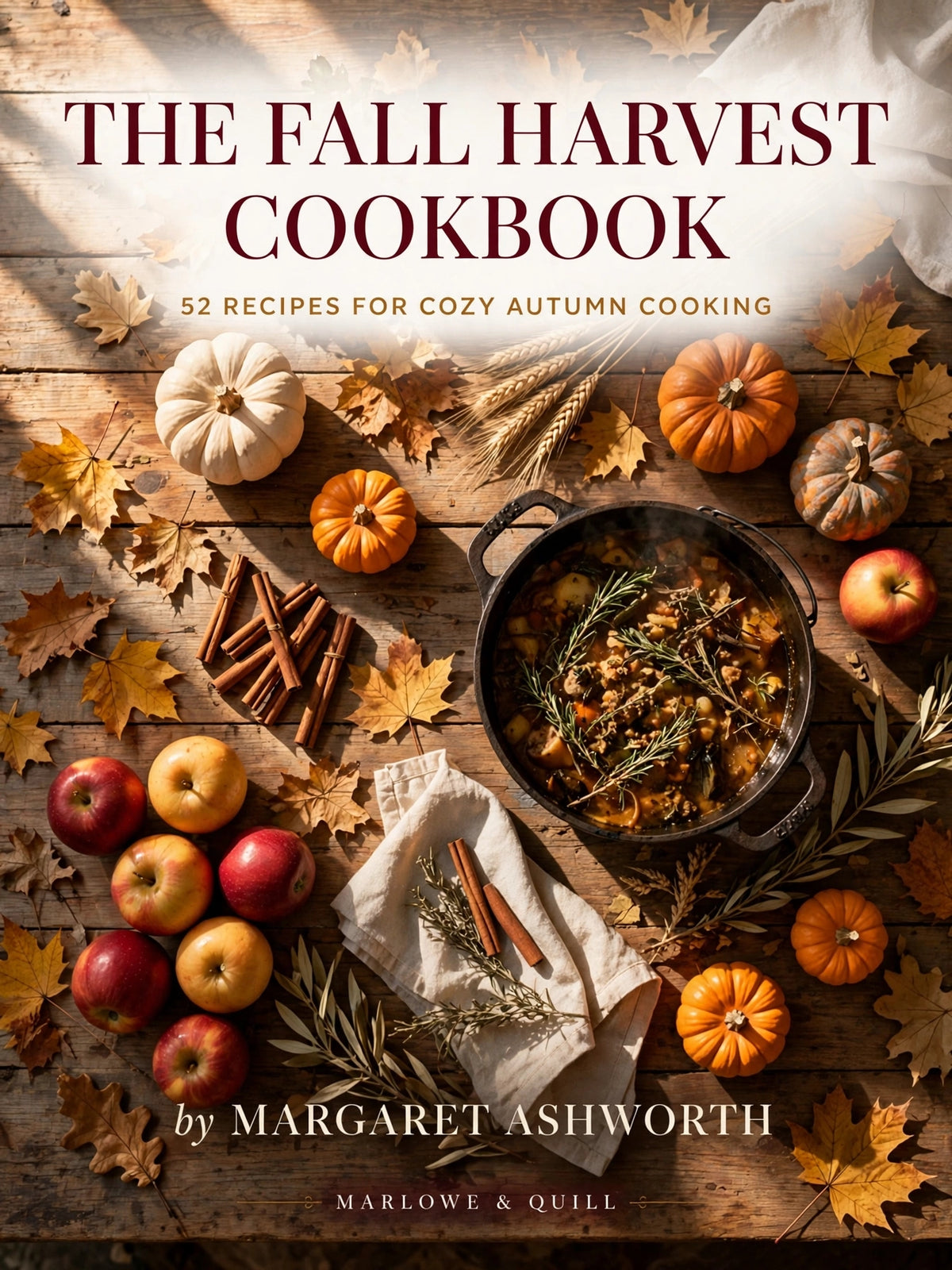 THE FALL HARVEST COOKBOOK 52 Recipes for Cozy Autumn Cooking