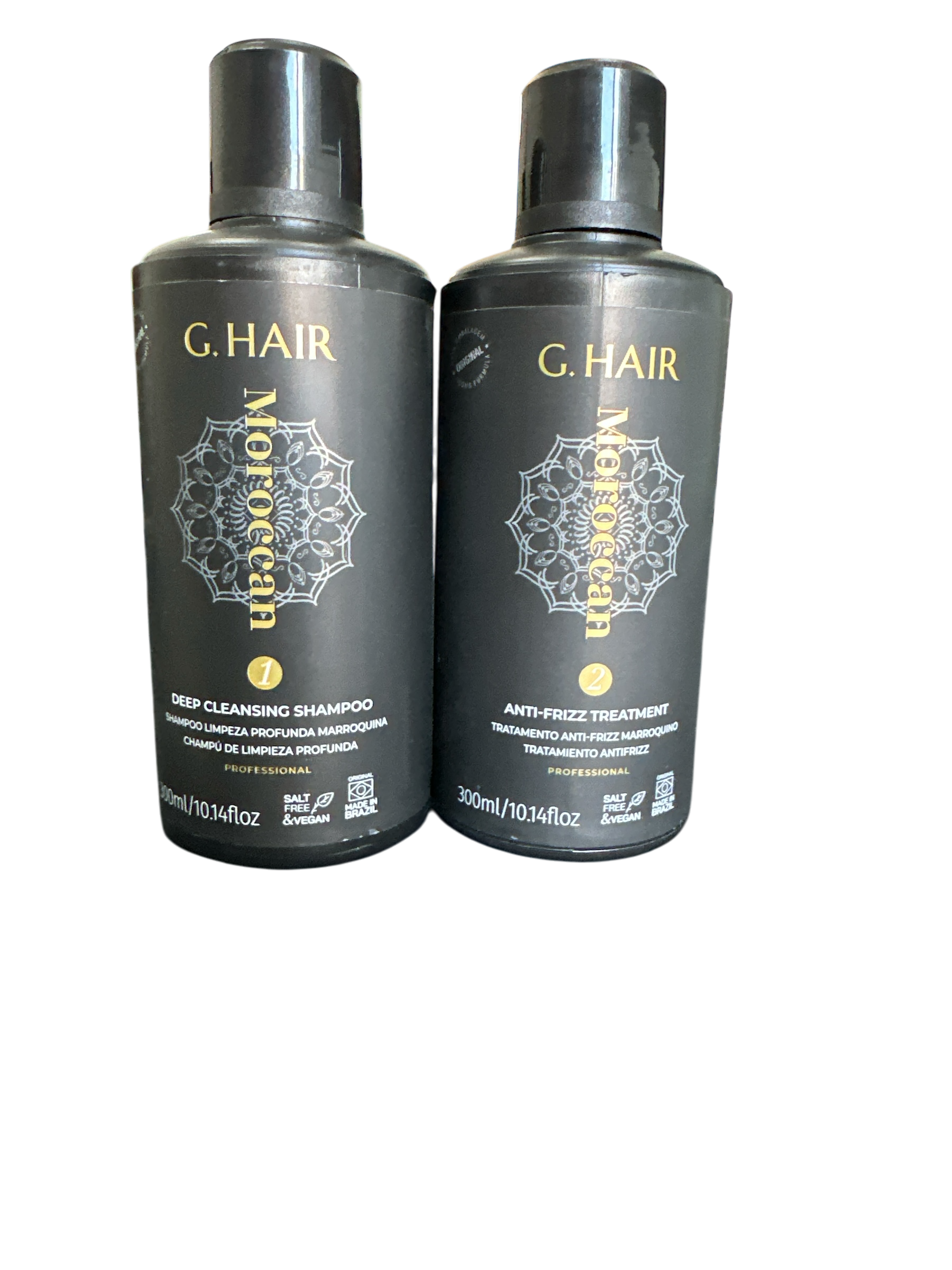 BRAZILIAN KERATIN  KB MOROCCAN HAIR SMOOTHING TREATMENT (300ml) 10floz  KIT