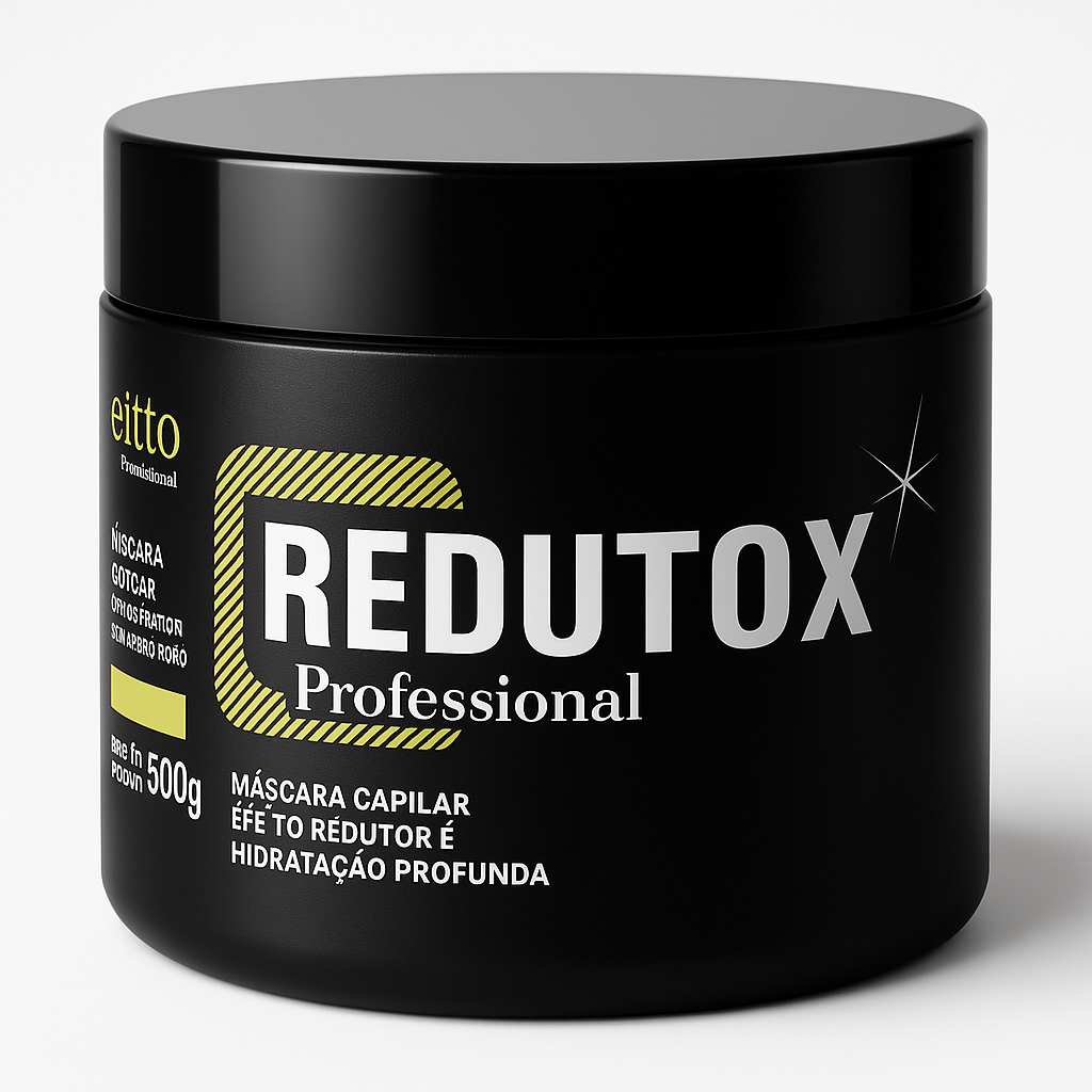 Fio Perfeitto Redutox Mass Reposition Hair Botox Mask 17.6fl.oz e 500g