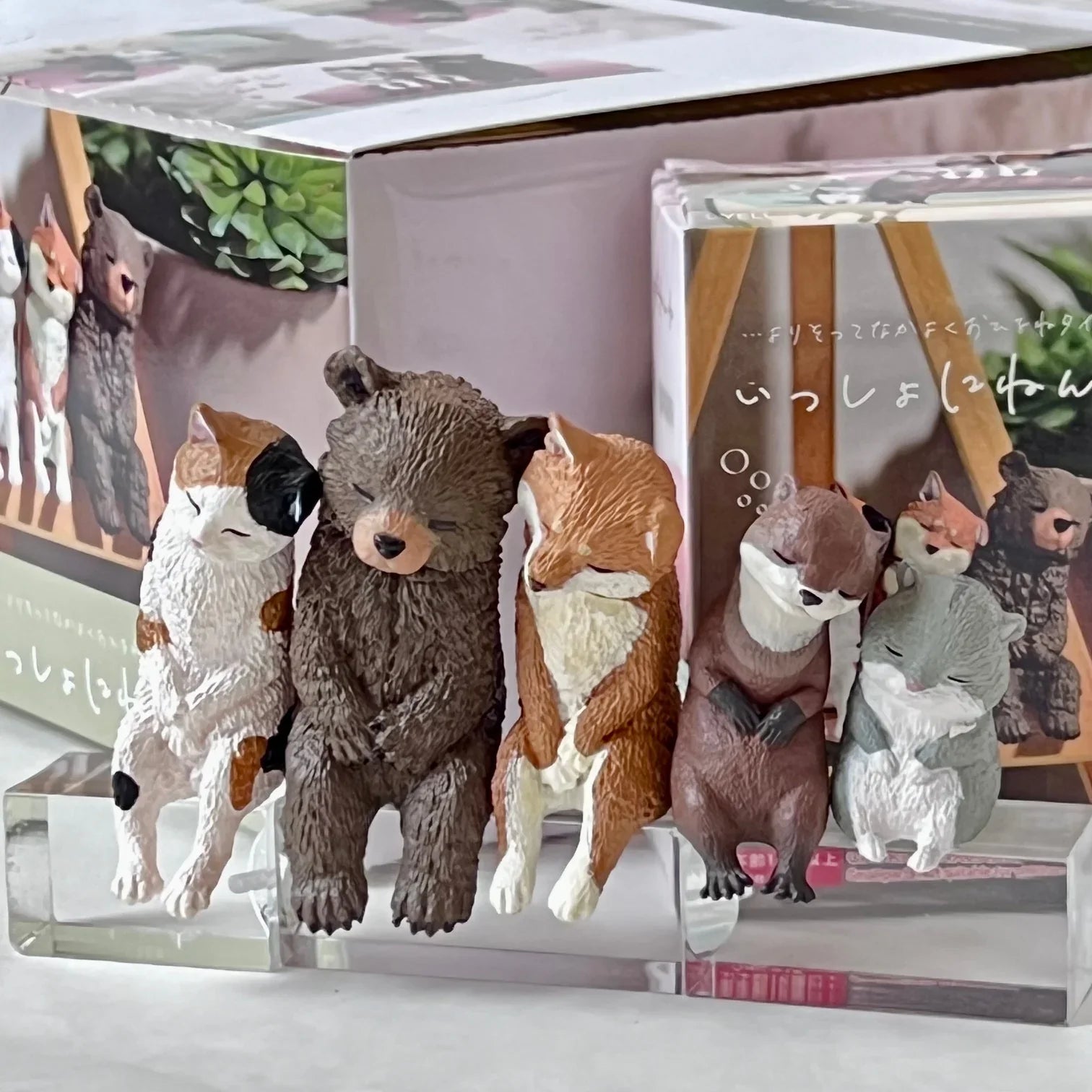 Sleepy Animals Figurine Blind Box - Cute Collectible Capsule Toy