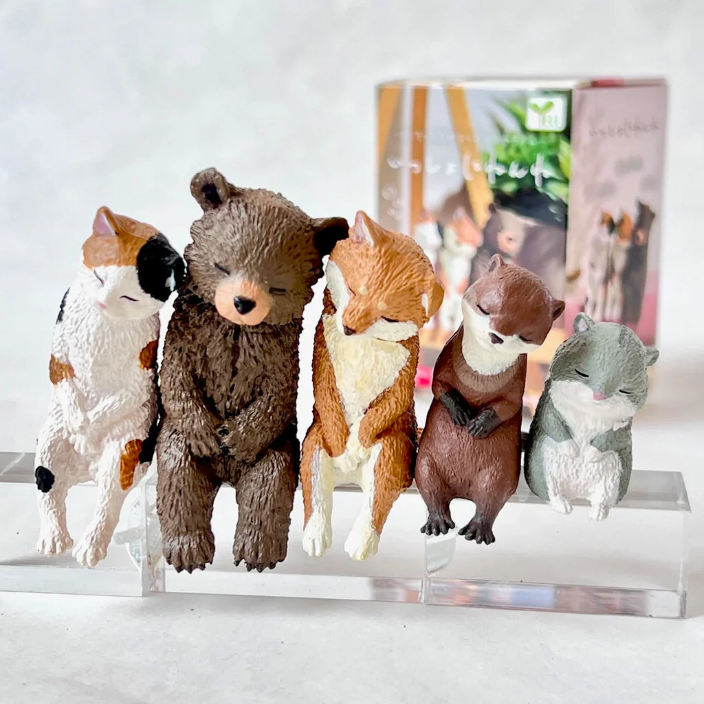 Sleepy Animals Figurine Blind Box - Cute Collectible Capsule Toy