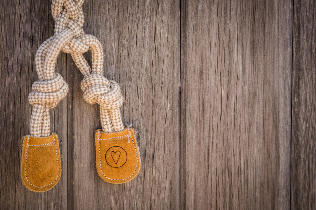 Bitsy Bunny Natural Rope Knottie® Dog Toy, Large (9mm rope diameter)