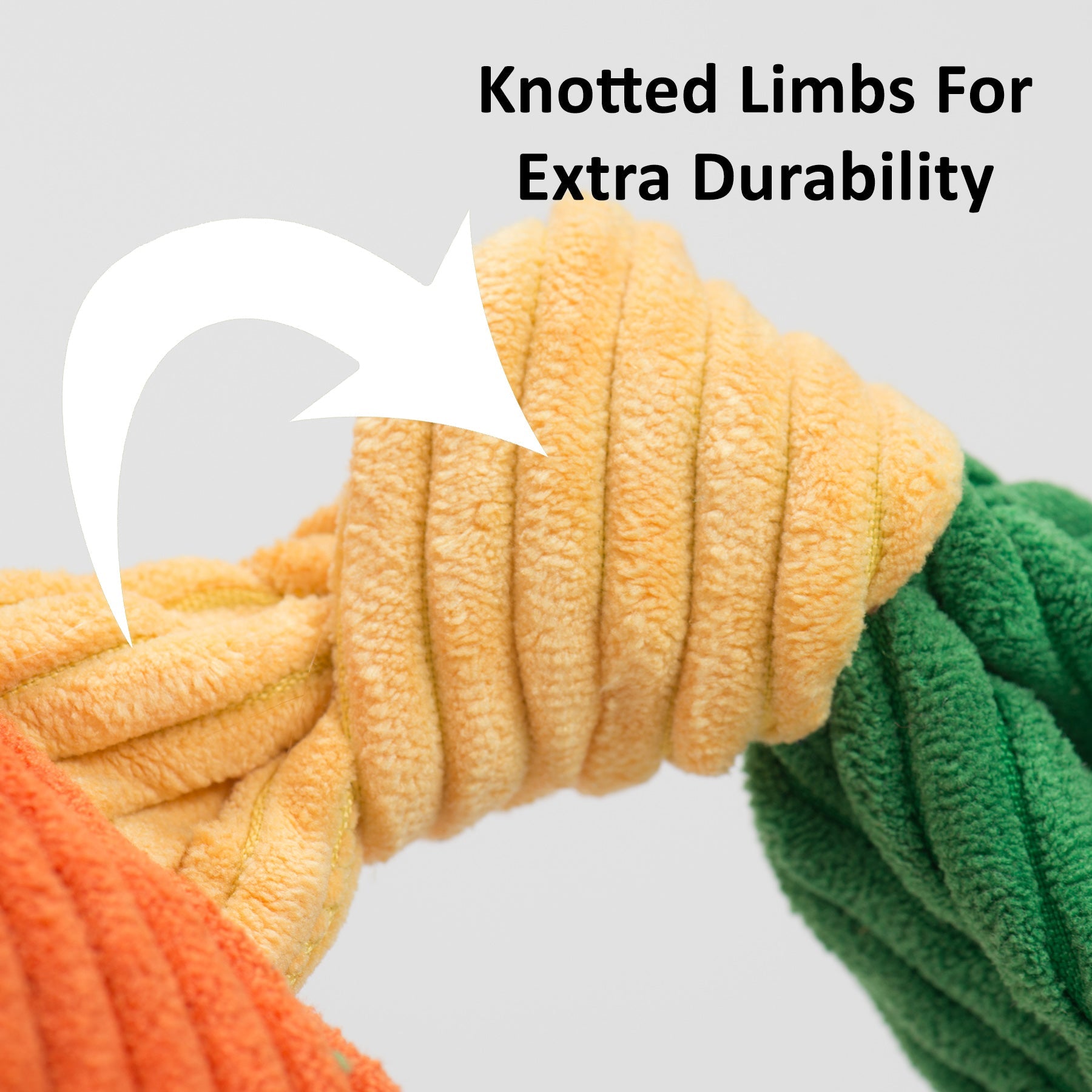 Dilly Duck Knottie® Plush Dog Toy