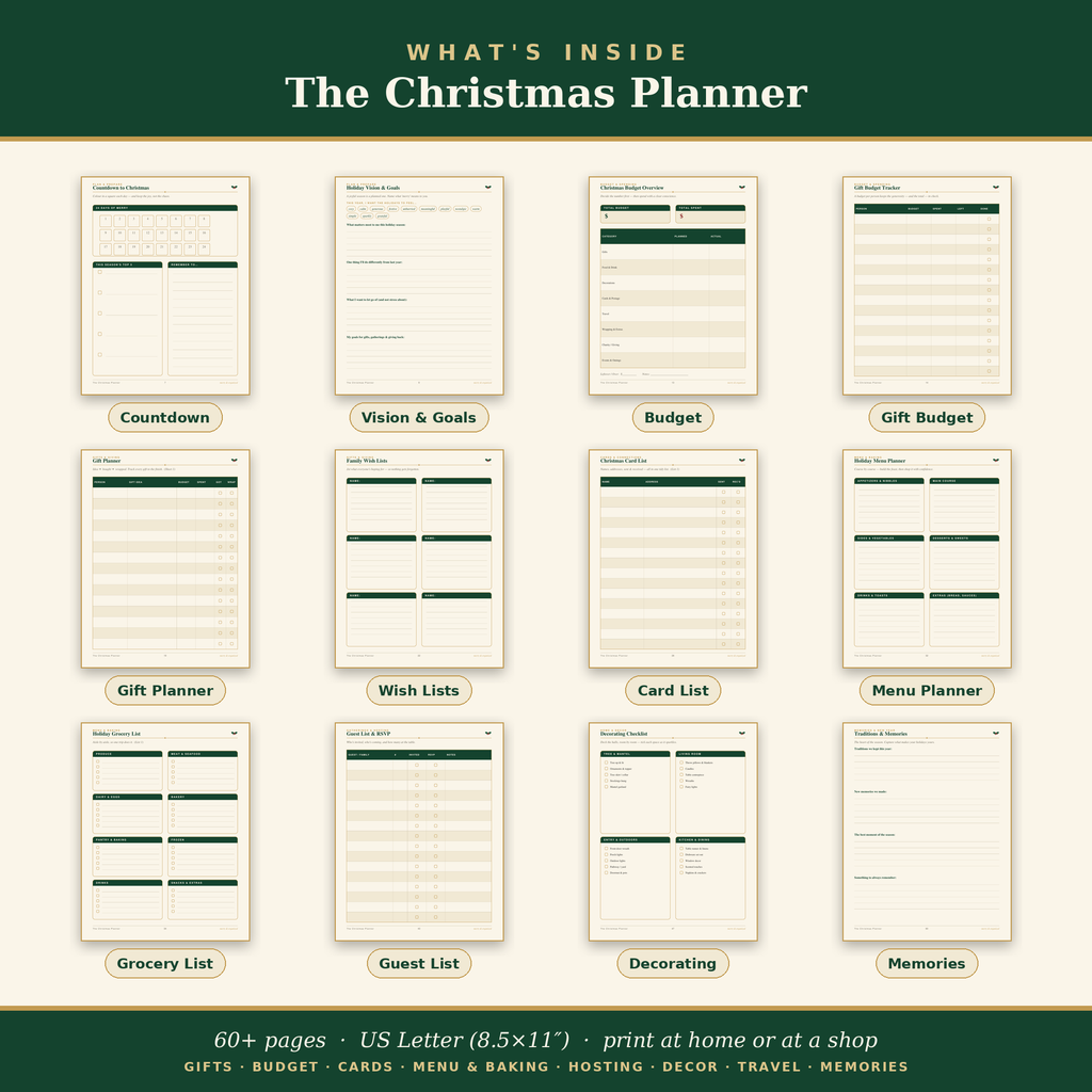 The Christmas Planner (Printable)