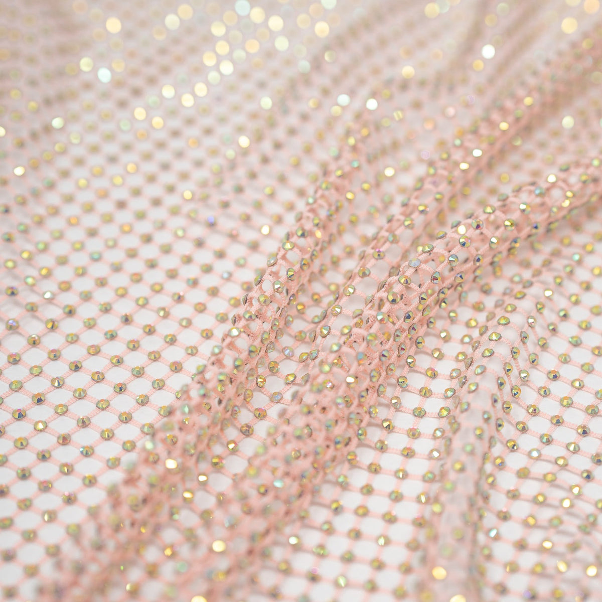Enigma Diamond Fishnet Fabric | Blue Moon Fabrics