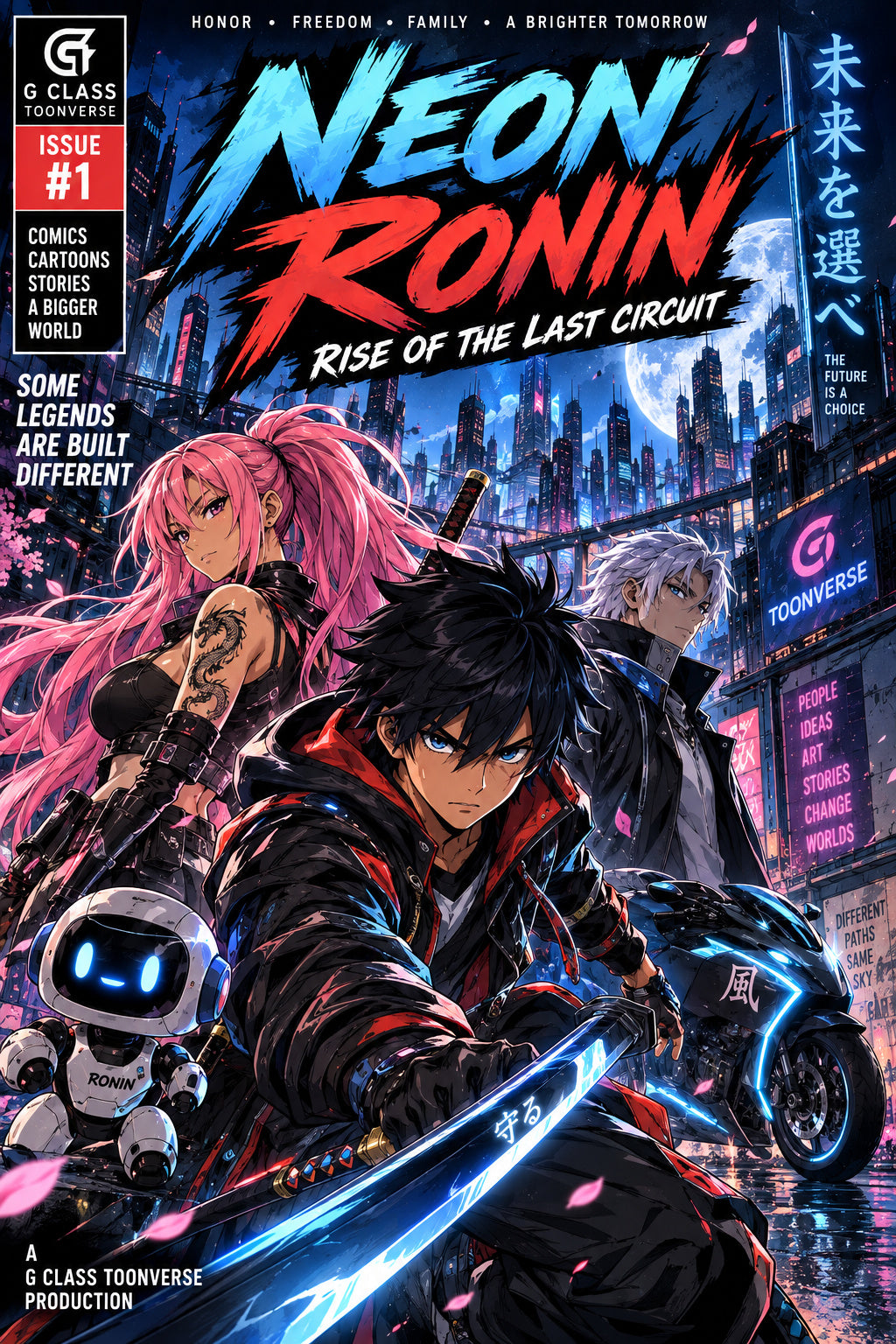 NEON RONIN: Rise of the Last Circuit — Issue #1