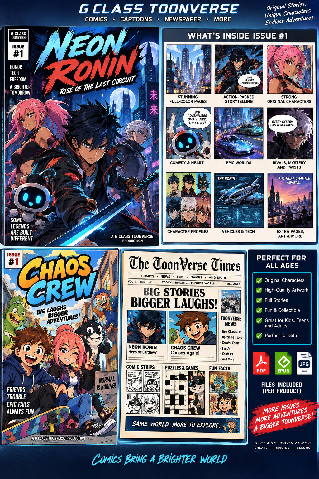 NEON RONIN: Rise of the Last Circuit — Issue #1