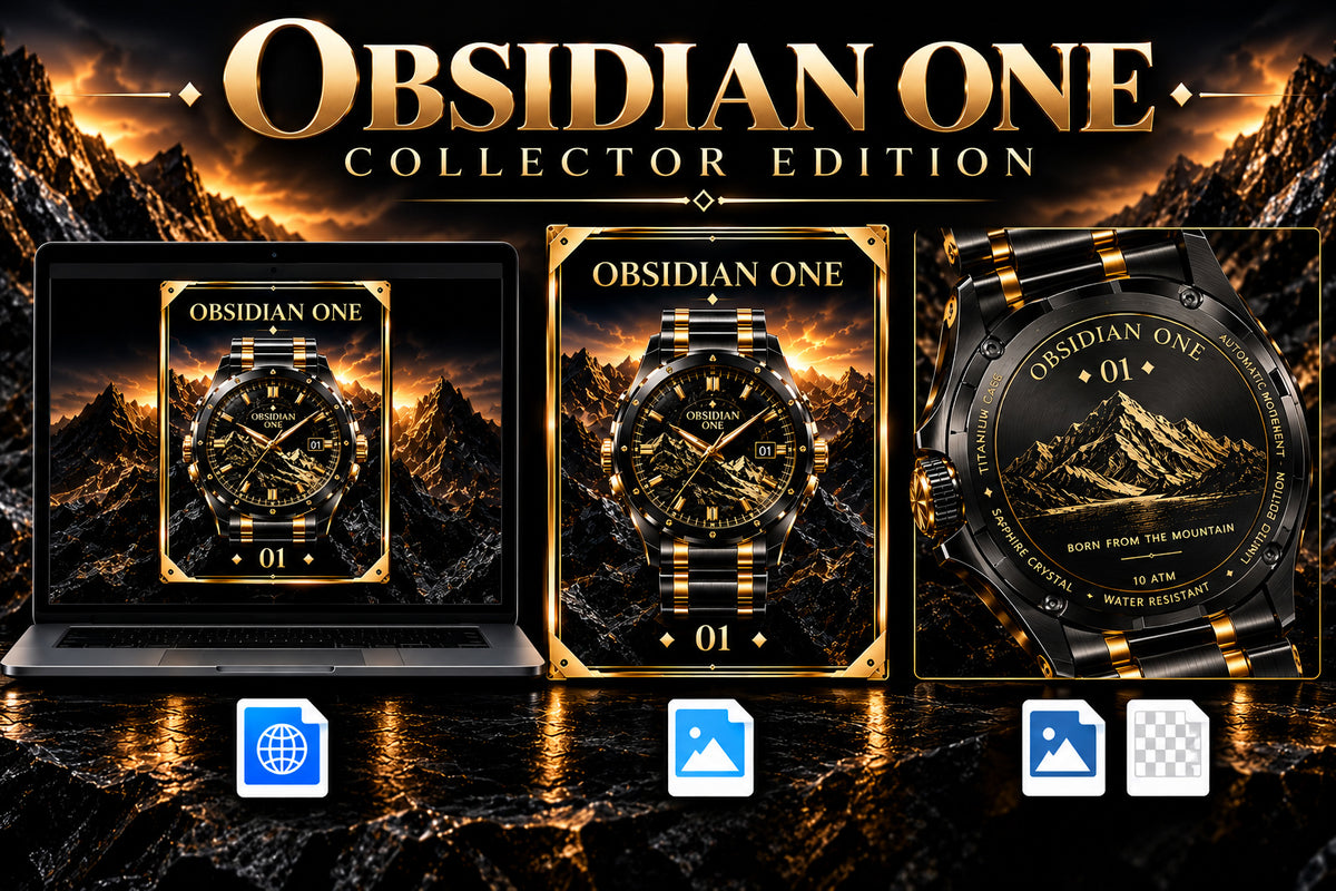 Obsidian One Collector Edition | Interactive Digital Watch Card & Premium Artwork