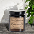 6 oz Botanical Candle in Amber Glass Jar - Patchouli