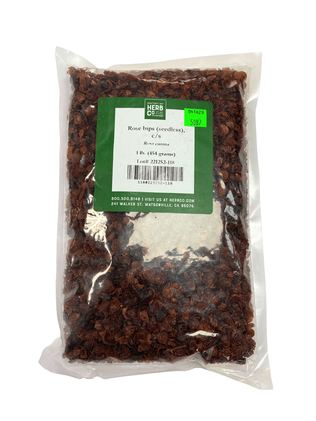 Rosehips Seedless, Cut, Sifted