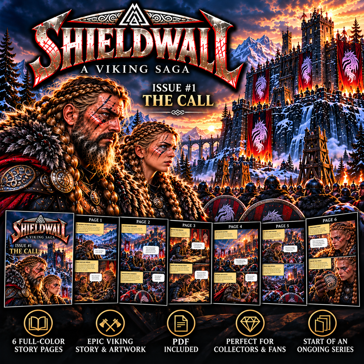SHIELDWALL: A Viking Saga — Issue #1: The Call
