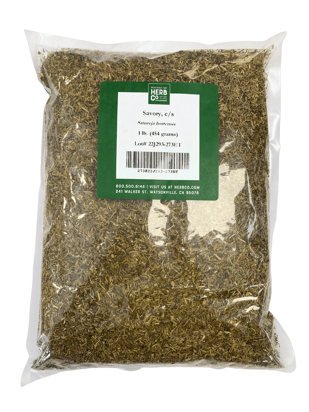 Savory, Cut, Sifted
