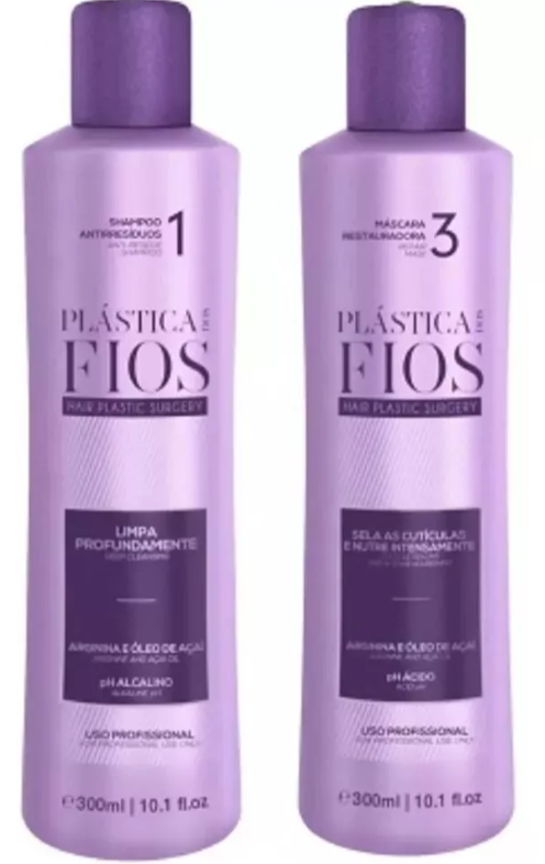CADIVEU PLASTICA DOS FIOS INTENSE HAIR NURSING KIT 300ml